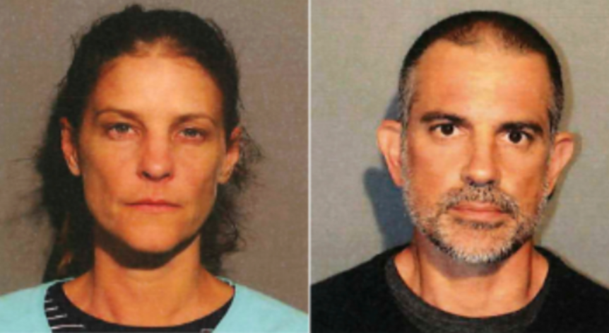 Michelle Troconis, left, and Fotis Dulos, right, were arrested in 2019 charges of evidence tampering and hindering prosecution in the disappearance of Jennifer Dulos. Fotis killed himself while awaiting trial